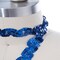 2 Yards Royal Blue Sequin Ric Rac Trim – Non-Stretch Decorative Trimming for Waistbands, Headbands & Costumes